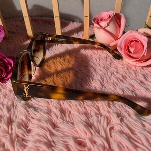 Saint Laurent Tortoise Shell Sunglasses